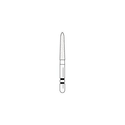 Abrasive Technology Two Striper FG Friction Grip #270.9 Flame Fine Grit Diamond Burs 5/Pk Abrasive Technology Two Striper FG Friction Grip #270.9 Flame Fine Grit Diamond Burs 5/Pk